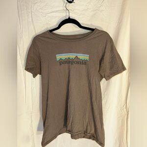 Patagonia Organic Cotton Tan Tee